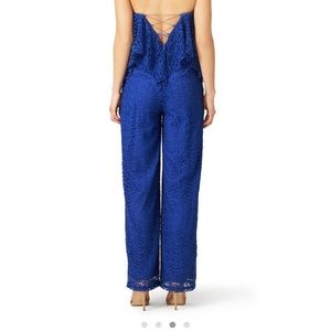 Free People Lace Overlay Lace-Up Jumpsuit 4
